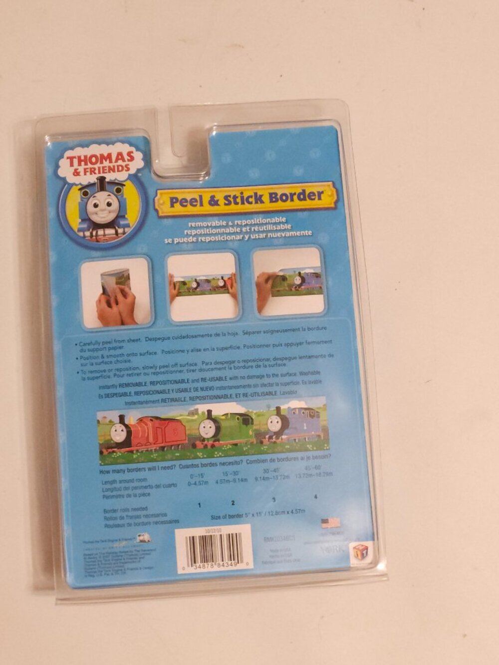 Thomas & Friends Peel And Stick Wall Paper Border 5” X 15 Ft NEW - Picture 3 of 4